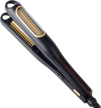 Load image into Gallery viewer, Ion Automatic Crimping Hair Iron Tourmaline Ceramic Rippled Barrels, Auto Rotating