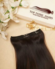 Load image into Gallery viewer, Natural Human Hair Clip in Extension Three Set Volumizer (Straight Texture) 100g