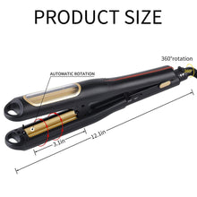 Load image into Gallery viewer, Ion Automatic Crimping Hair Iron Tourmaline Ceramic Rippled Barrels, Auto Rotating