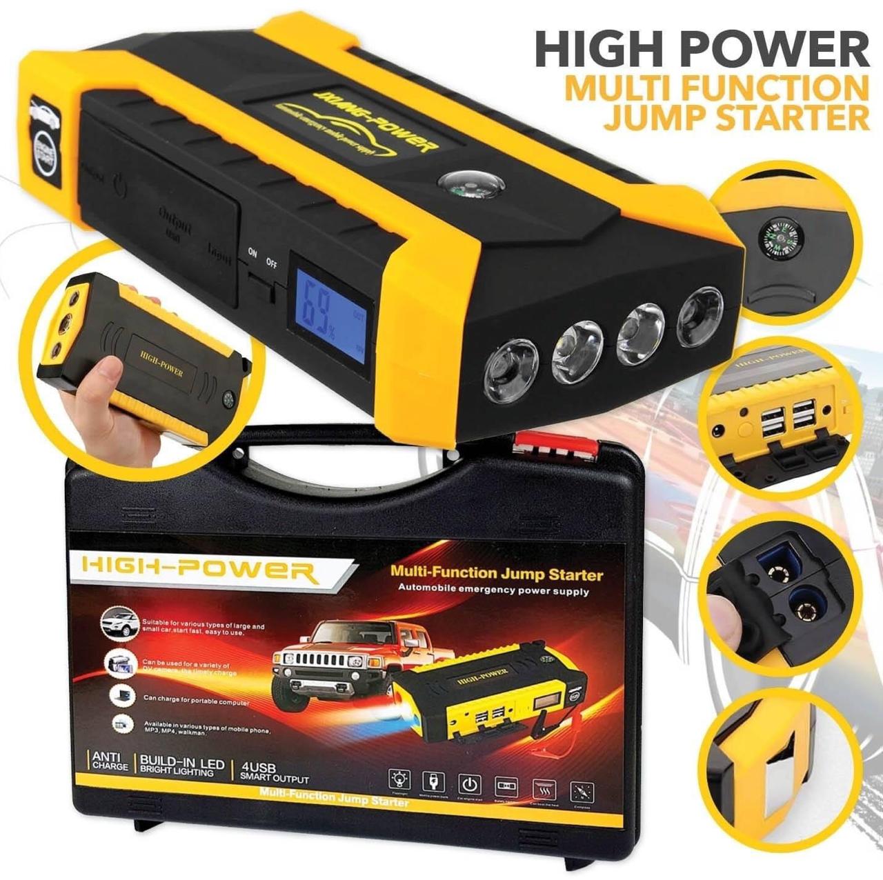 Dextro High Power Multifunction Car Jump Starter Power Bank with