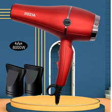 Load image into Gallery viewer, Rozia Professional Hair Dryer 8000W