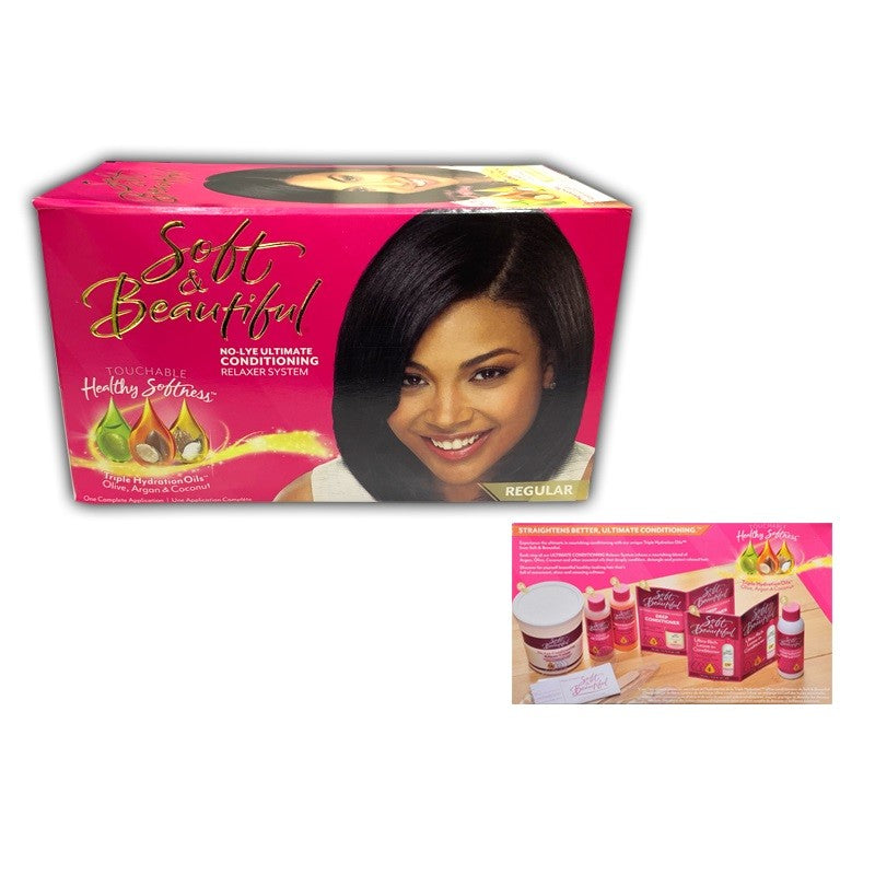 Soft & Beautiful No-lye Ultimate Conditioning Relaxer System - Regular