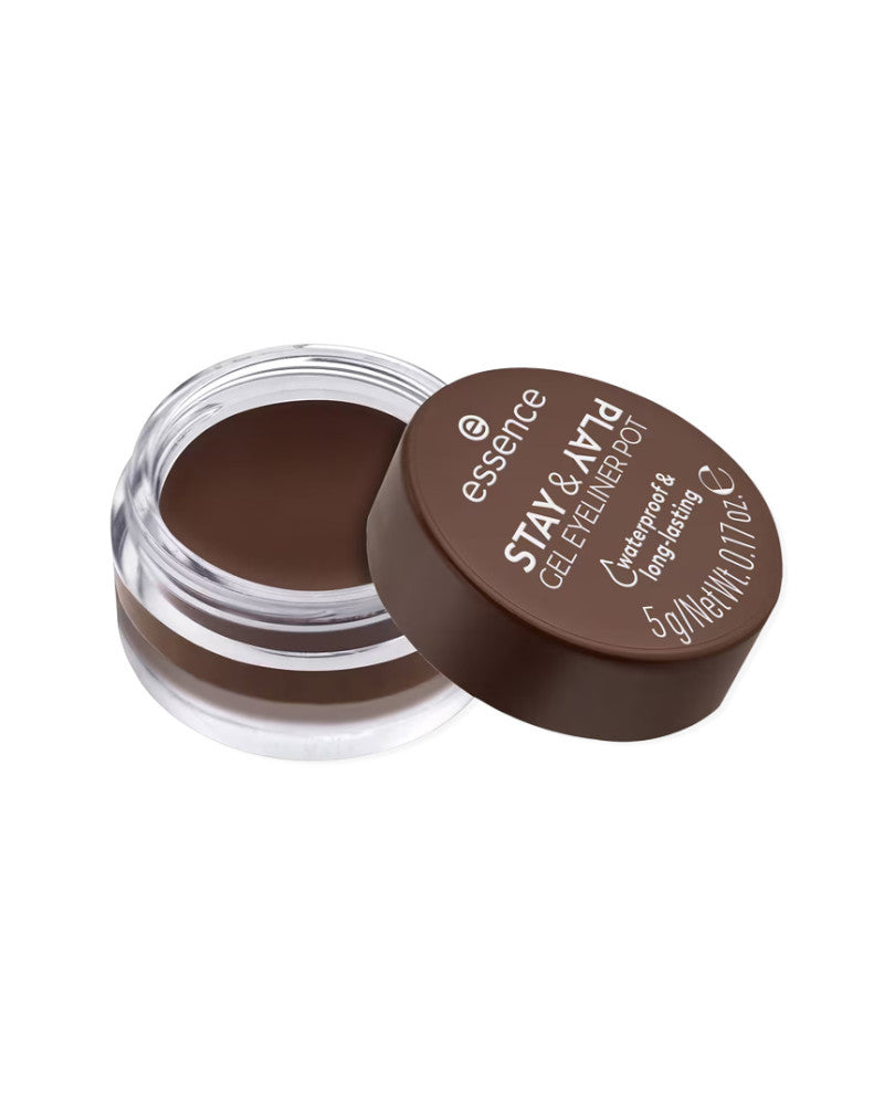 Essence stay & play gel eyeliner pot 02 Brown