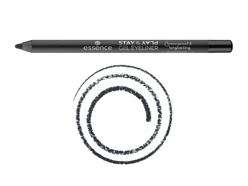 Essence Stay And Play Gel Eyeliner 01 Black Raven