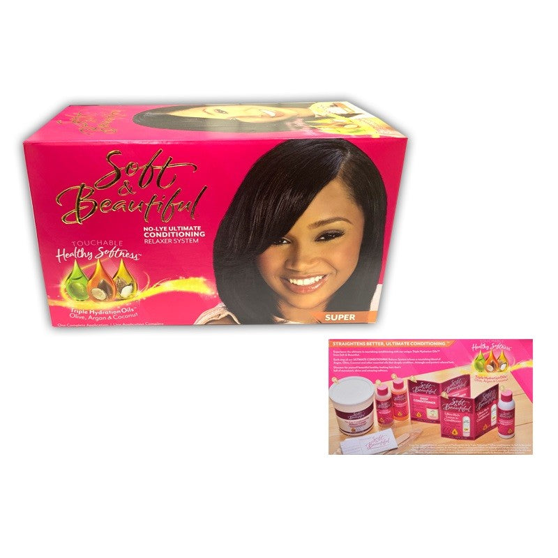 Soft & Beautiful No-lye Ultimate Conditioning Relaxer System - Super