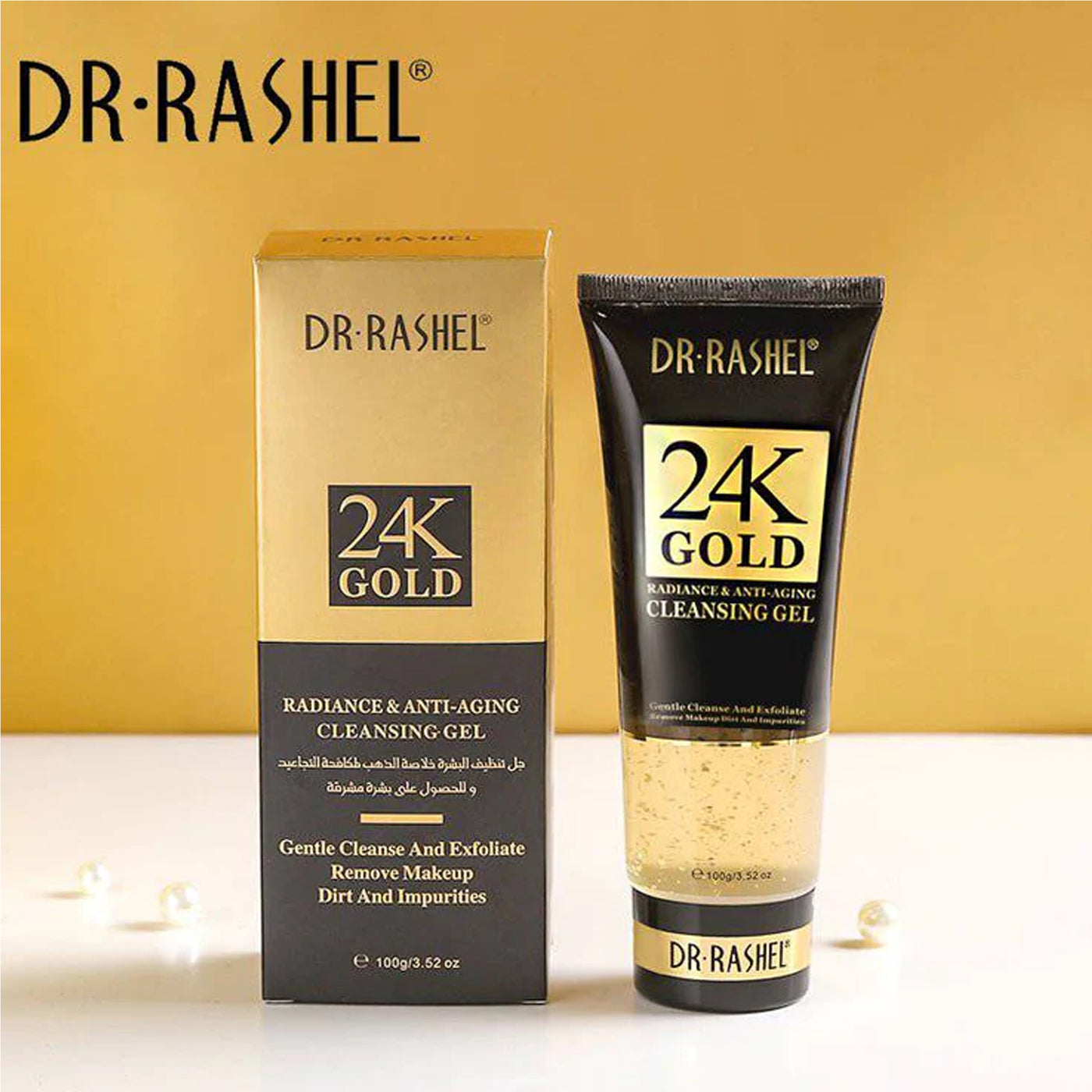 Dr Rashel 24k Gold Radiance And Anti-aging Cleansing Gel 100g