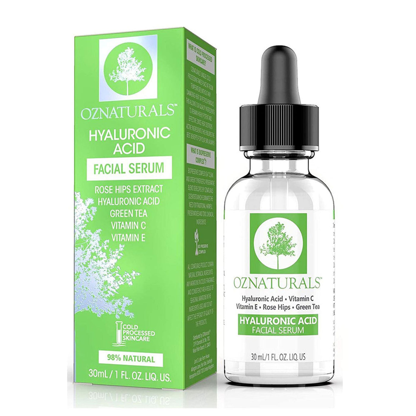 OZ Naturals Hyaluronic Acid Facial Serum 30 ml