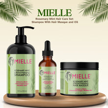 Load image into Gallery viewer, Mielle Rosemary Mint Hair Care Set ( Shampoo With Masque and Oil )
