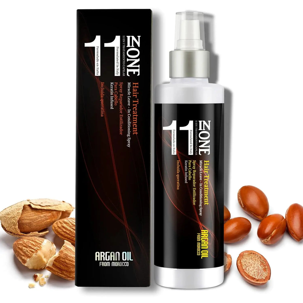 NUSPA 11 in 1 Moroccan Argan oil Moisture Leave In Conditioner Spray 250ml