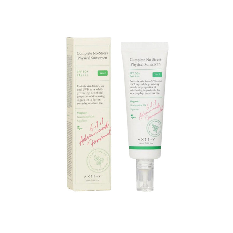 Axis-y Complete No Stress Physical Sunscreen SPF 50+ PA++++ 50 ml