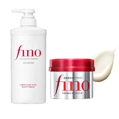 Fino Hair Mask with Fino Shampoo Hair Care Set