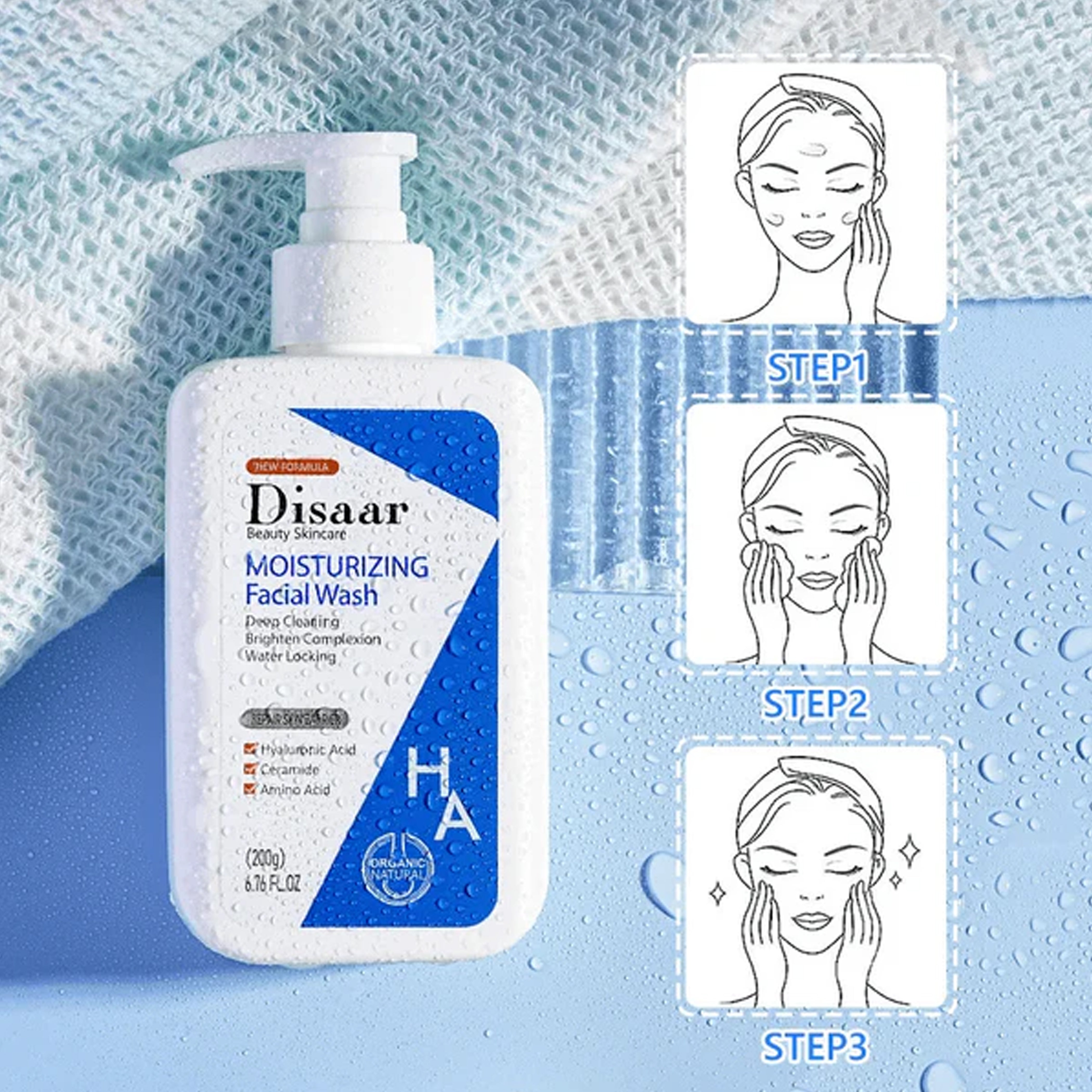 Disaar Beauty Skincare Moisturizing Facial Wash - 200g