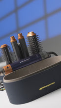 Load and play video in Gallery viewer, Enzo Professional 6 in 1 Air Styling &amp; Drying System EN-4133 - Navy Blue Golden
