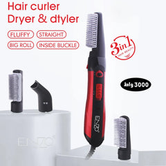 ENZO Hair Styling Hot Air Brush 3000W