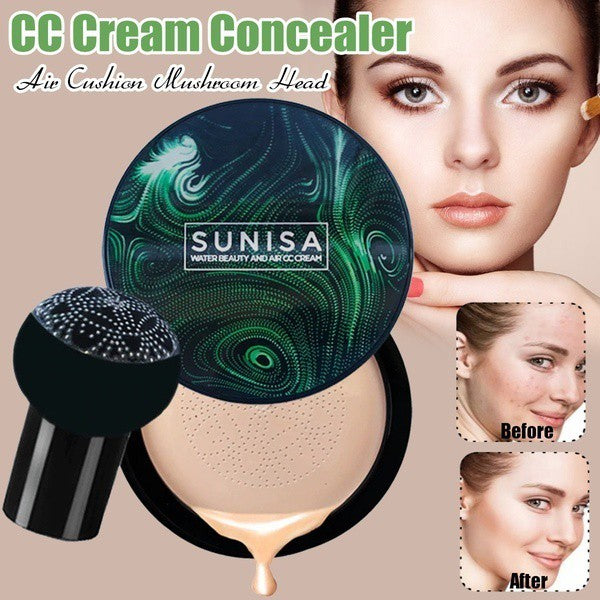 New Sunisa Foundation w/ Mushroom Head Air Cushion CC Cream