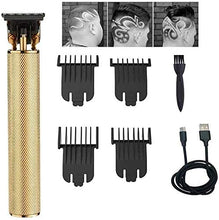Load image into Gallery viewer, 2020 New Cordless Zero Gapped Trimmer Hair Clipper, All Gold Hair Trimmers for Men 0mm Baldheaded Hair Clipper
