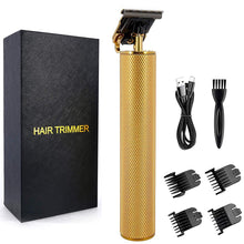 Load image into Gallery viewer, 2020 New Cordless Zero Gapped Trimmer Hair Clipper, All Gold Hair Trimmers for Men 0mm Baldheaded Hair Clipper
