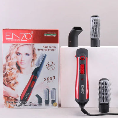 ENZO Hair Styling Hot Air Brush 3000W